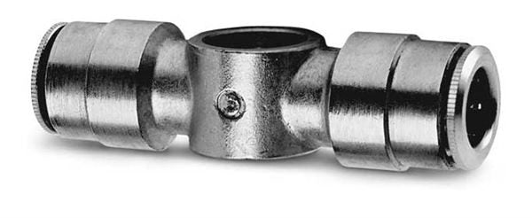 Push in fitting-double banjo ring connector-8mm tube-1/4