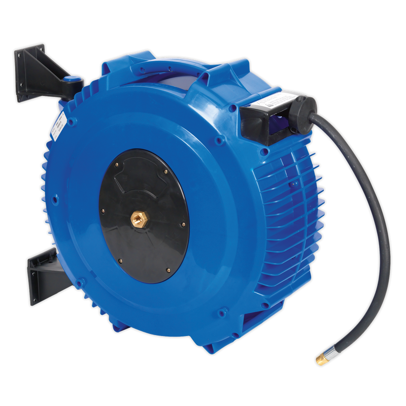 Retractable Air Hose Reel Ø10mm ID Rubber Hose ( 20 Mtr )