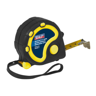 Rubber Tape Measure 5m(16ft) x 19mm - Metric/Imperial