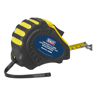 Auto Lock Tape Measure 7.5m(25ft) x 25mm - Metric/Imperial