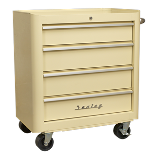 Rollcab 4 Drawer Retro Style