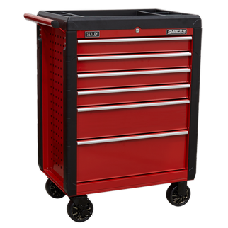 Rollcab 6 Drawer with Ball-Bearing Slides