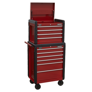 Topchest 4 Drawer & Rollcab 6 Drawer Combination