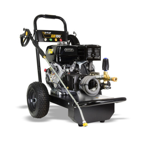 V-TUF GB130 3626psi, 250Bar, 15L/min Industrial 13HP Gearbox Driven Honda Petrol Pressure Washer