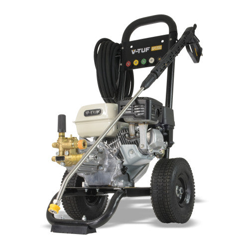 Industrial 6.5HP Petrol Pressure Washer with GP200 Honda Engine - 2755psi, 190Bar, 12L/min PUMP