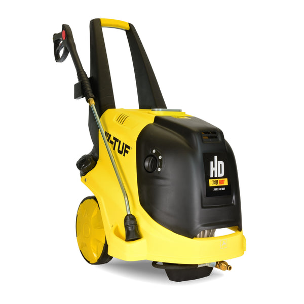 V-TUF HD140HOT 240v Hot Water Professional Mobile Pressure Washer - 2000psi, 140Bar, 8L/min