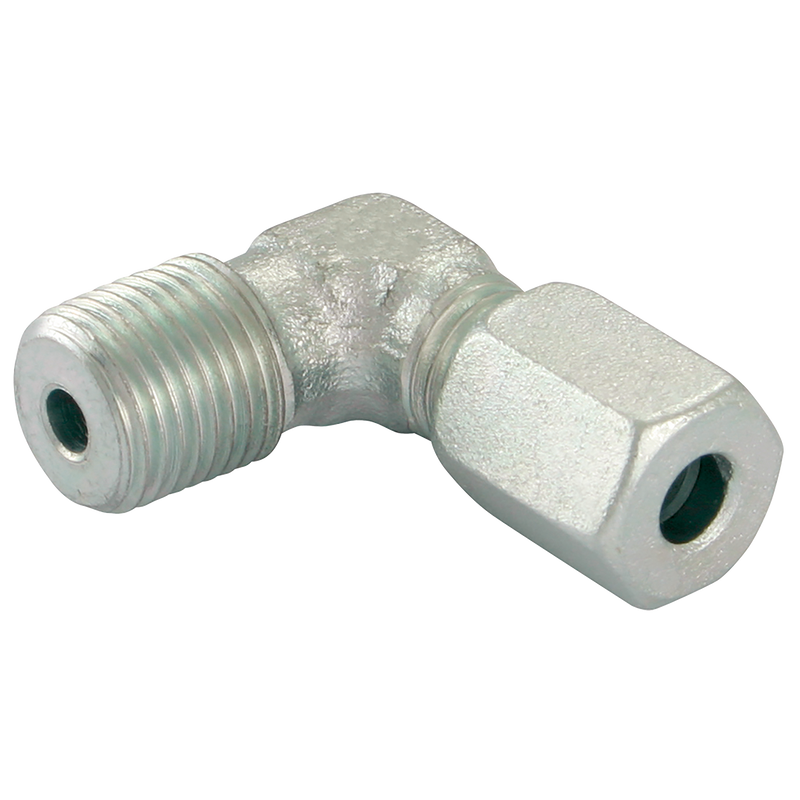 14MM OD X 1/2"BSPT MALE ELBOW STEEL (S)