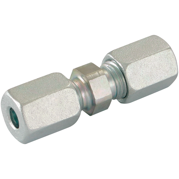 10MM X 10MM OD EQUAL COUPLER STEEL (L)