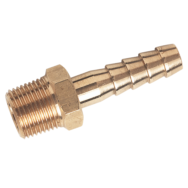 1"    BSPT MALE X 5/8" ID HOSE BRASS