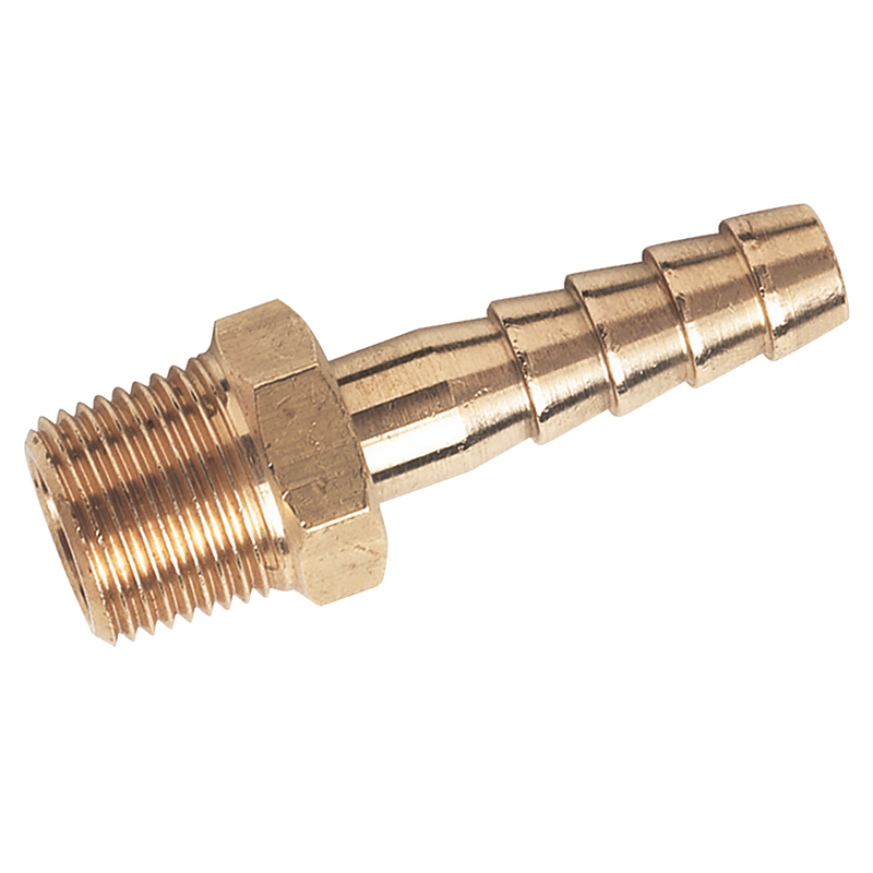 1"    BSPT MALE X 5/8" ID HOSE BRASS