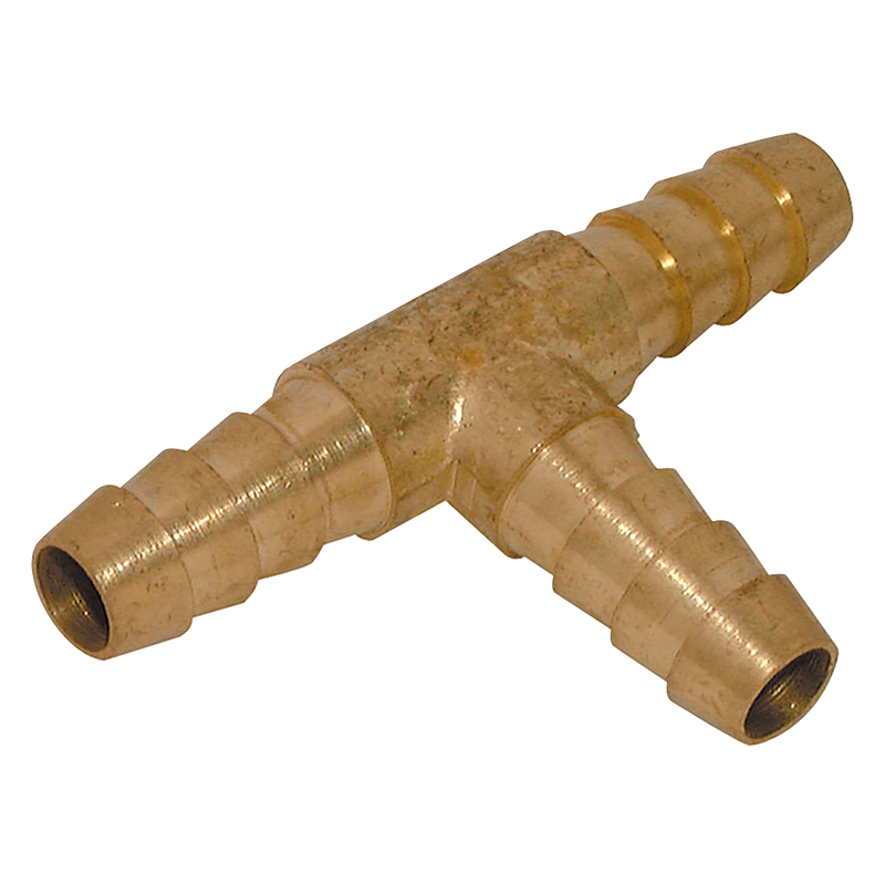 6MM ID BRASS EQUAL HOSETAIL TEE