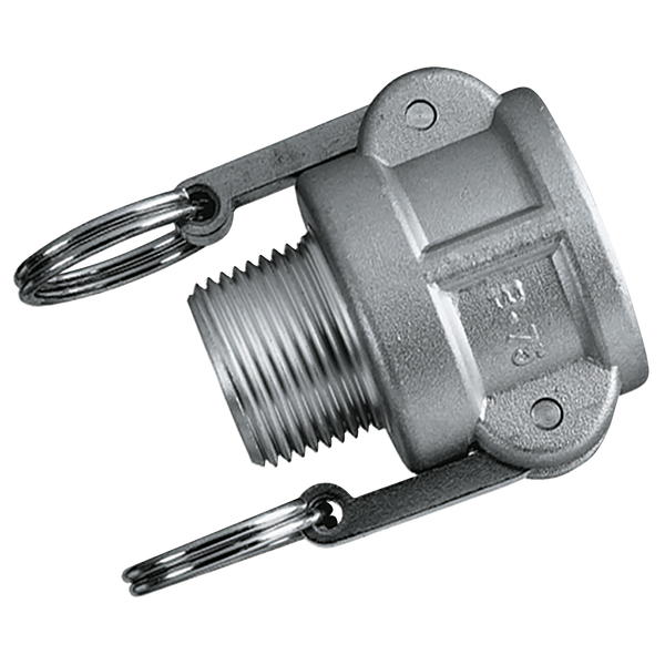 4"    BSPT MALE COUPLER TYPE B ALUMINIUM