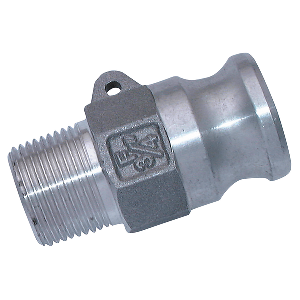 2.1/2" BSPT MALE PLUG TYPE F ALUMINIUM