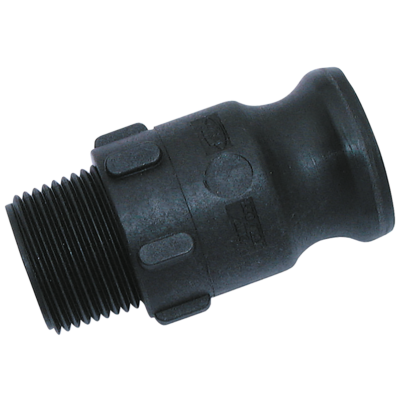 1/2" BSPT MALE PLUG TYPE F POLYPROPYLENE