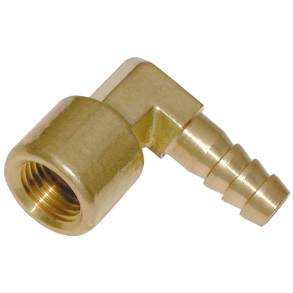 3/8" BSP FEMALE X 3/8" ID HOSE BRASS ELBOW