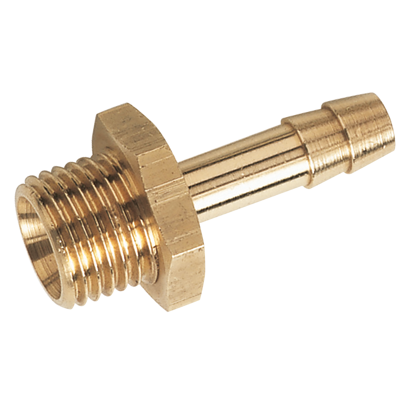 1/8" BSPP MALE X 1/4" ID HOSE BRASS