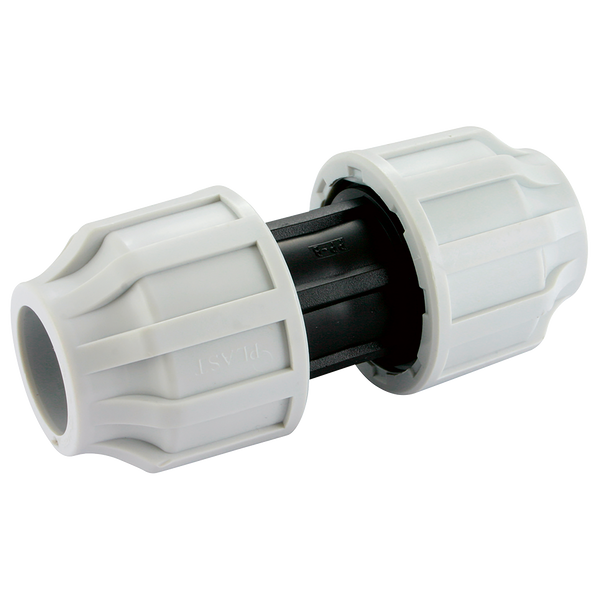 50MM  OD STRAIGHT CONNECTOR POLYETHYLENE (MDPE)  COMPRESSION