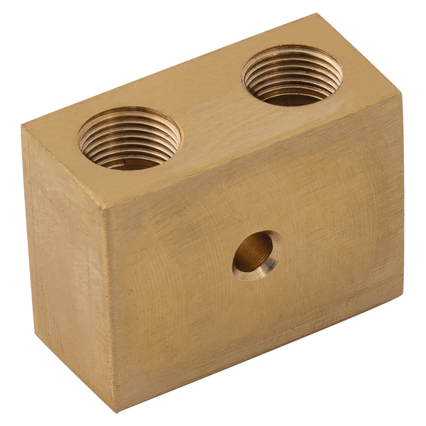 CONNECTOR BLOCK IMPERIAL OD 3/16"  2 IN