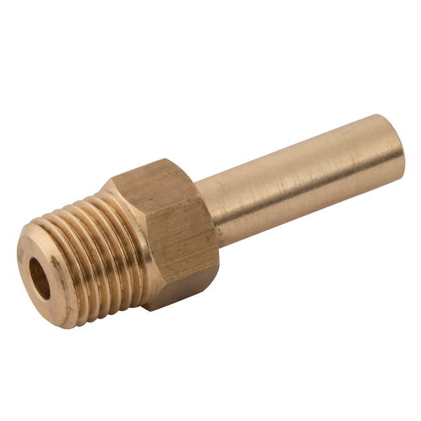 STRAIGHT STEM ADAPTOR IMPERIAL 1/4" BSPT X 1/4"