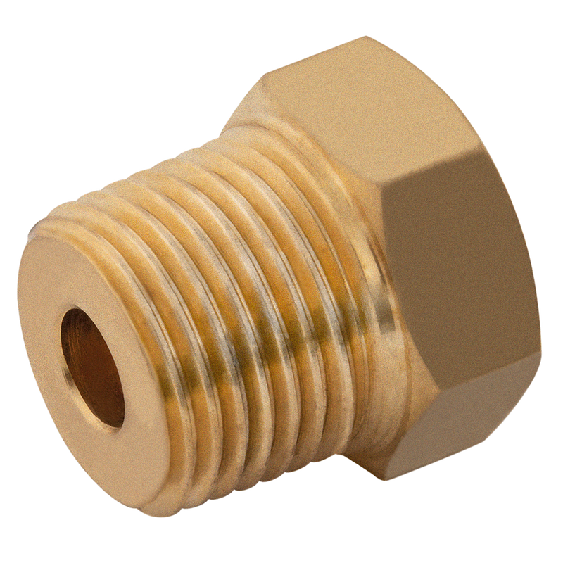 STRAIGHT METRIC ADAPTOR BSPT OD 4MM  BSPT 1/8"