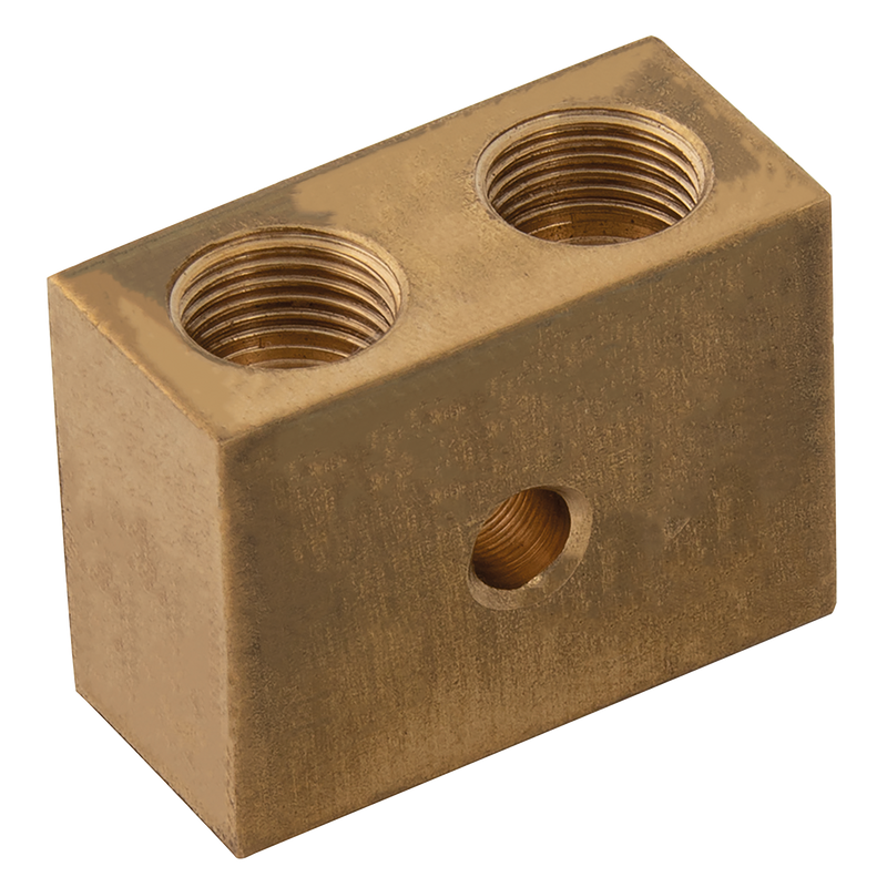 CONNECTOR BLOCK OD 4MM 2 IN