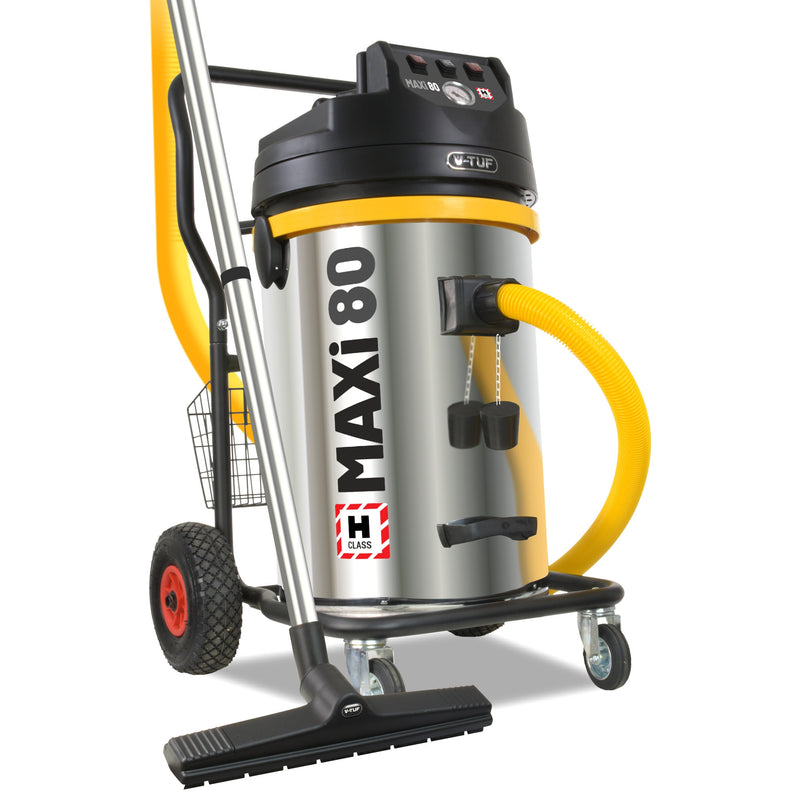 MAXI 110V 2400W H CLASS 80L DUST EXTRACTOR + FILTER SHAKER