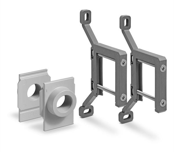 Rapid clamps kit with wall fixing brackets MX series 3/4