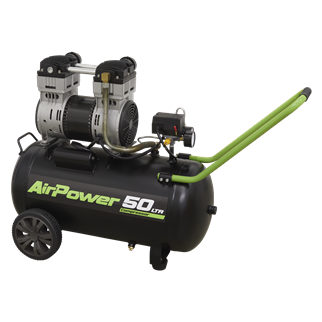 Low Noise Air Compressor 50L Direct Drive 1.6hp