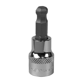 Ball-End Hex Socket Bit 8mm 3/8"Sq Drive