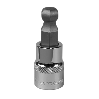 Ball-End Hex Socket Bit 10mm 3/8"Sq Drive