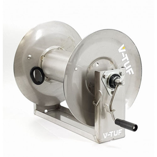 MANUAL WIND STAINLESS SR V-TUF HOSE REEL SUPER SERIES - 60m