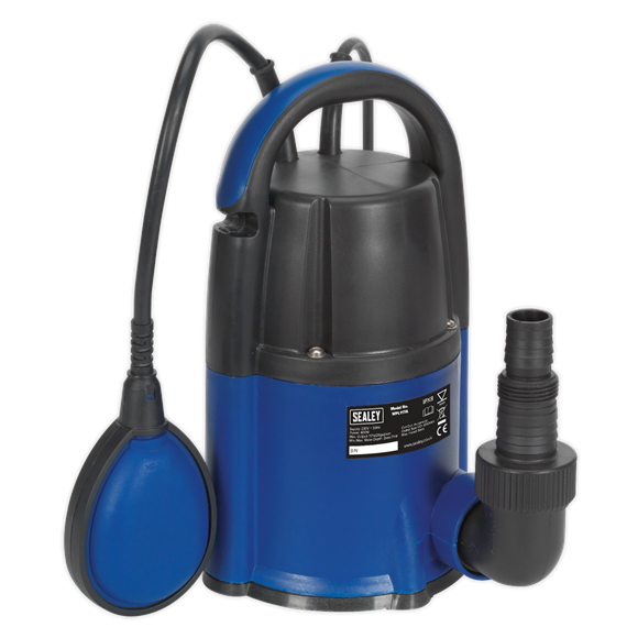 117L / min Automatic Low Level 2mm Submersible Water Pump