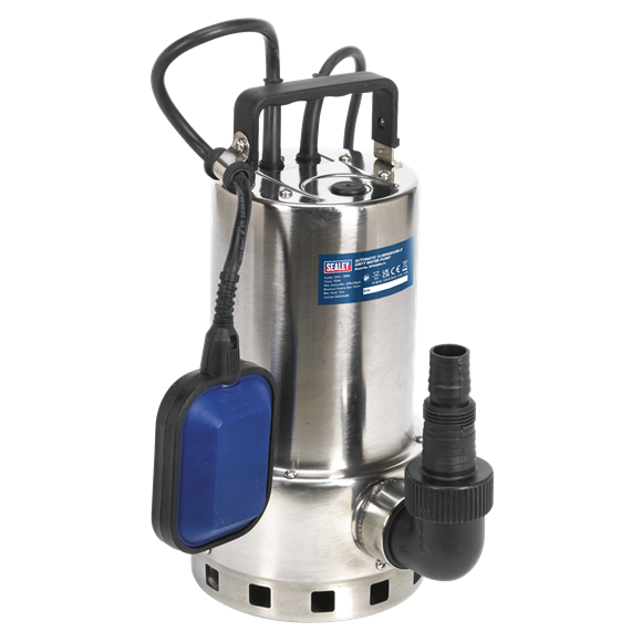 225L / min Automatic Stainless Submersible Dirty Water Pump