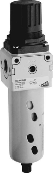 Filter regulator-1/2-25 micron-semi auto-non relieving